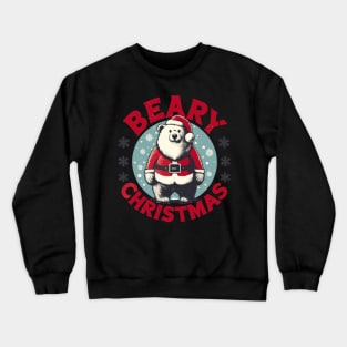 Funny Beary Christmas Crewneck Sweatshirt